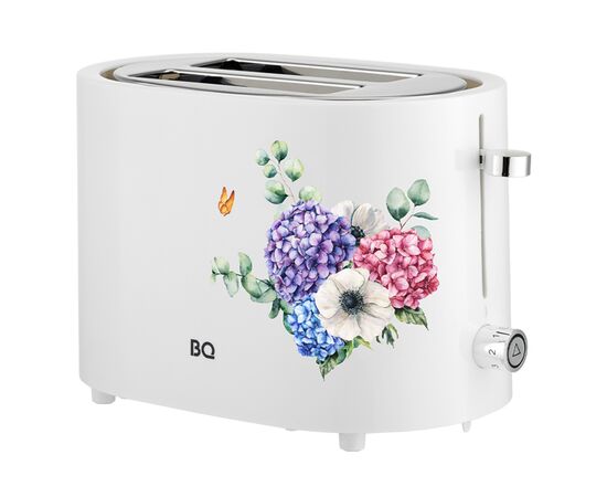  Тостер BQ T1003 Белый-Цветы 