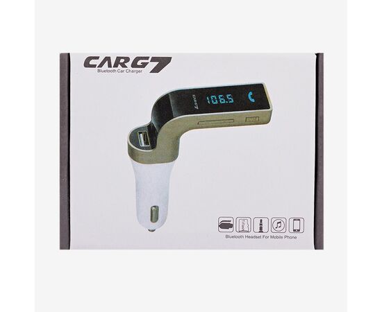  Автомобильный FM-трансмиттер Bethco CarG7  USB, mini jack 3,5 мм (black) (72716) 