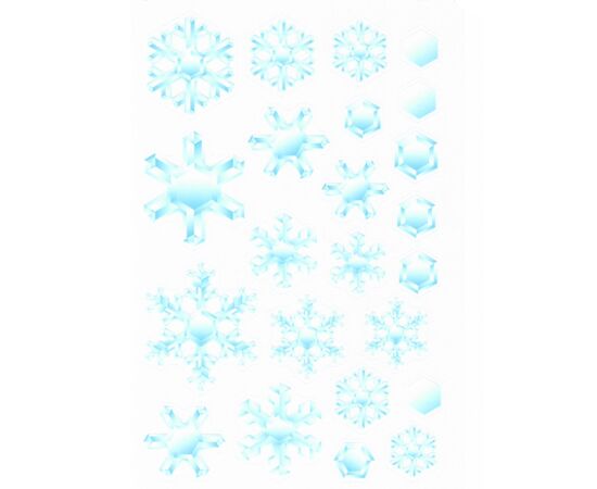  Наклейка - витражная 03 New Year (multicolor) (211372) 