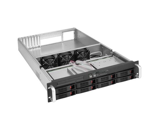  Корпус ExeGate Pro 2U660-HS08 EX292255RUS RM 19", высота 2U, глубина 660, без БП, 8xHotSwap, USB 