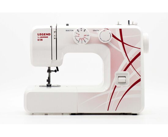  Швейная машина Janome Legend LE20 белый/рисунок 