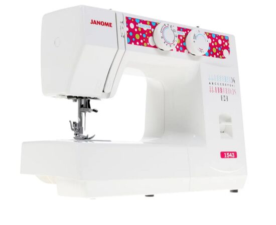  Швейная машина Janome 1543 (Janome1543), электромеханическая, вертикальный челнок, количество операций: 17 