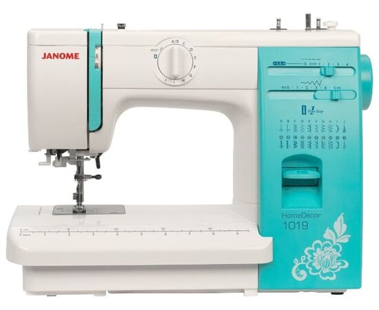  Швейная машина Janome HD1019 белый/голубой 