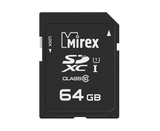  Карта памяти Mirex 13611-SD10CD64 SD 64GB SDXC Class 10 UHS-I 