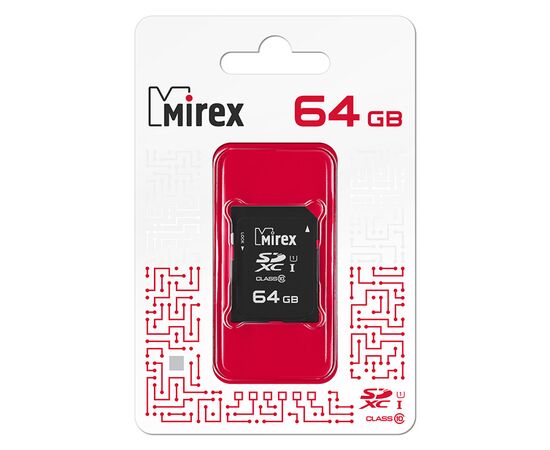  Карта памяти Mirex 13611-SD10CD64 SD 64GB SDXC Class 10 UHS-I 