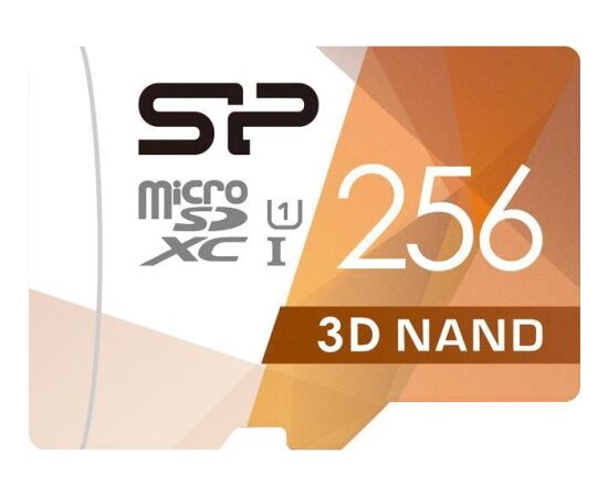  Флеш карта microSDXC 256GB Silicon Power SP256GBSTXDA2V20SP Superior + adapter 