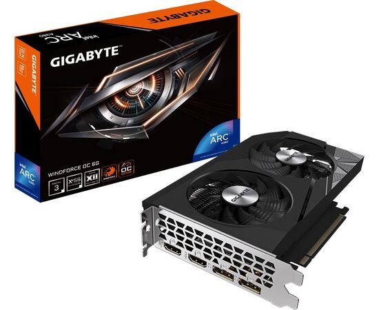 Видеокарта Gigabyte A380 Windforce OC (GV-IA380WF2OC-6GD) 6GB 