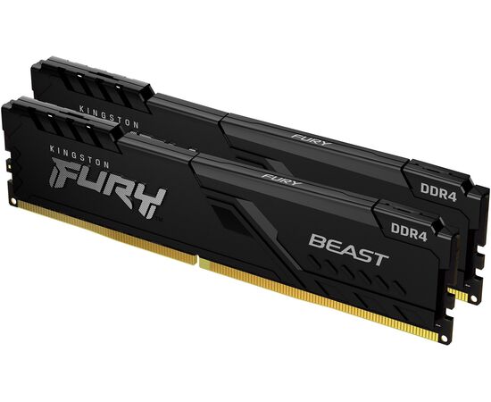  ОЗУ Kingston 32GB 3600MHz DDR4 CL18 DIMM (Kit of 2) Fury Beast Black KF436C18BBK2/32 