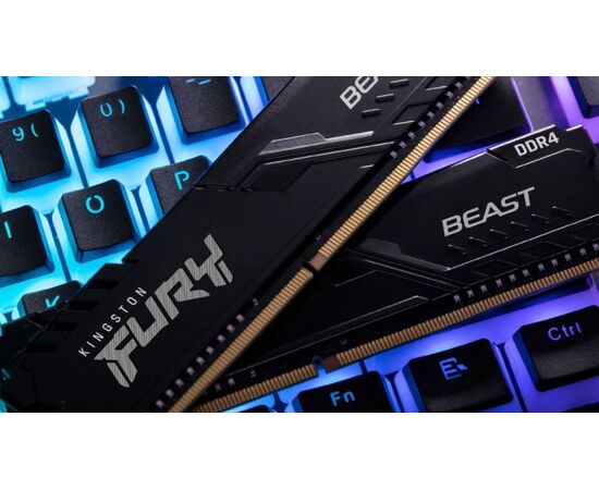  ОЗУ Kingston 32GB 3600MHz DDR4 CL18 DIMM (Kit of 2) Fury Beast Black KF436C18BBK2/32 