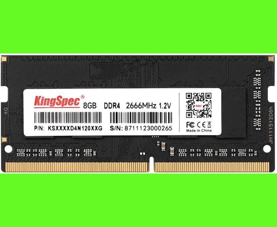  ОЗУ Kingspec KS2666D4N12008G DDR4 8Gb 2666MHz RTL SO-DIMM 204-pin 1.35В 