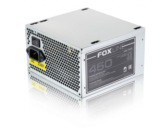  Блок питания Foxline FZ450R, 450W, ATX, NOPFC, 120FAN, 2xSATA, 1xFDD, 24+4 