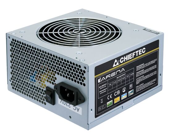  Блок питания CHIEFTEC GPA-450S8, OEM, 450W, v.2.3, КПД > 80%, A.PFC, 1x PCI-E (6+2-Pin), 3x SATA, 2x MOLEX, Fan 12cm 