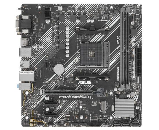  MB sAM4 Asus PRIME B450M-K II AMD B450 2xDDR4 mATX AC`97 8ch(7.1) GbLAN RAID+VGA+DVI+HDMI 