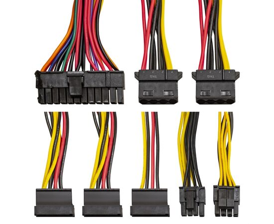  Блок питания ExeGate AB650 EX292143RUS 650W (ATX, 8cm fan, 24pin, 4+4pin, 3xSATA, 2xIDE, FDD) 