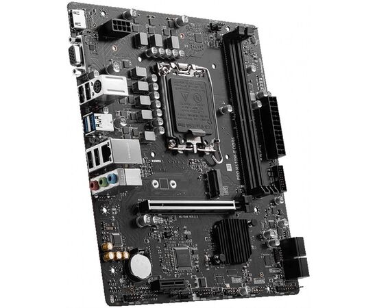  MB s1700 MSI PRO H610M-E DDR4, Socket1700, Intel H610, 2xDDR4, PCI-Ex16, 4SATA3, 7.1-ch, GLAN, 4 USB 3.2, VGA, HDMI, mATX 