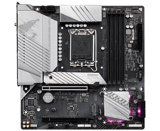  MB s1700 Gigabyte B760M AORUS ELITE AX Intel®B760, 4xDDR5-4800, HDMI+DP, 1xPCI-Ex16, 1xPCI-Ex1, 4xSATA3(RAID 0/1/5/10), 2xM.2, 8Ch Audio, GLan, WiFi 
