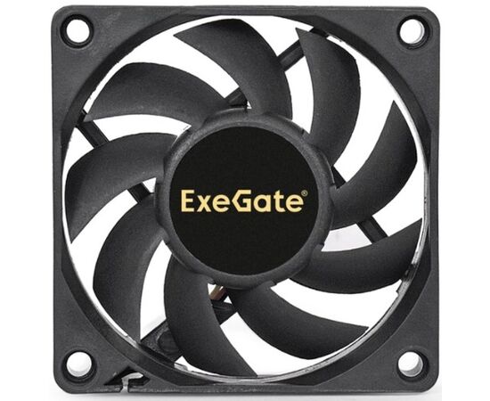  Вентилятор Exegate EX07015H3PM EX283372RUS 70x70x15 мм, гидродинамический, 3pin+Molex, 3000RPM, 26dBA 