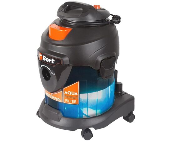  Строительный пылесос Bort BSS-1415-Aqua синий 