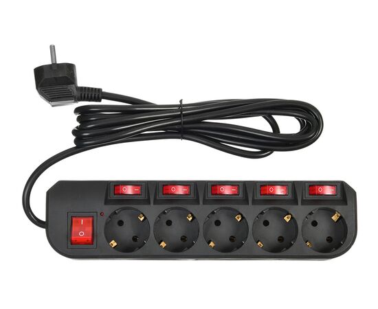  Сетевой фильтр Buro 500SH-3-SW-B 3м (5 розеток) черный 