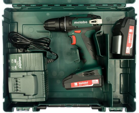  Дрель-шуруповерт Metabo BS 18 602207560 кейс 