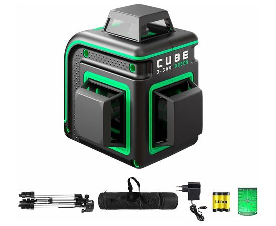  Лазерный уровень ADA Cube 3-360 Green Professional Edition (А00573) 
