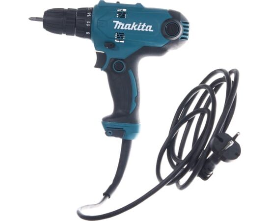  Дрель-шуруповерт Makita DF0300 X3 + набор бит 10 шт 