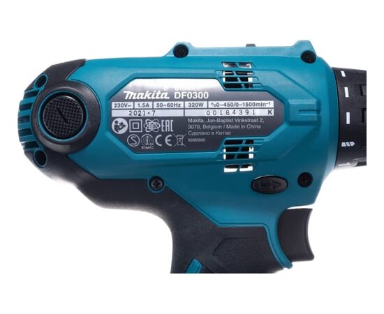  Дрель-шуруповерт Makita DF0300 X3 + набор бит 10 шт 