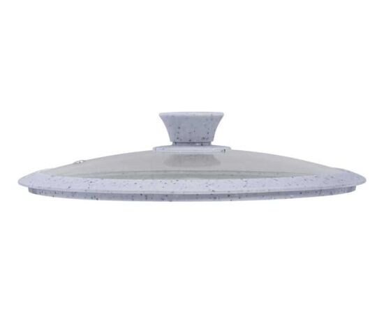  Крышка стеклянная MAUNFELD Trinity MGL24SMLG с силиконовым ободком и ручкой, 24 см 
