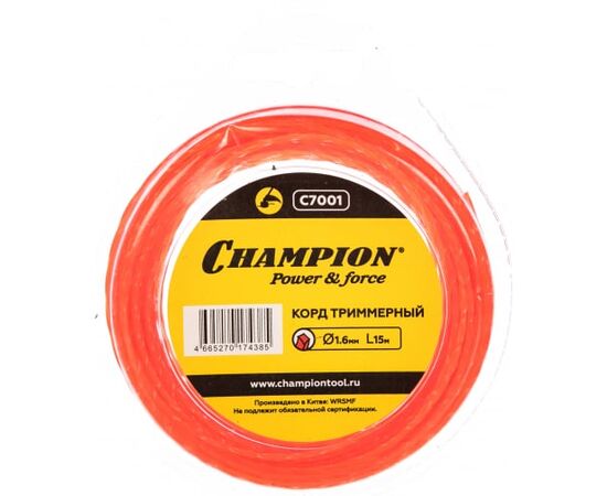  Леска CHAMPION Twisted Square 1 C7001 