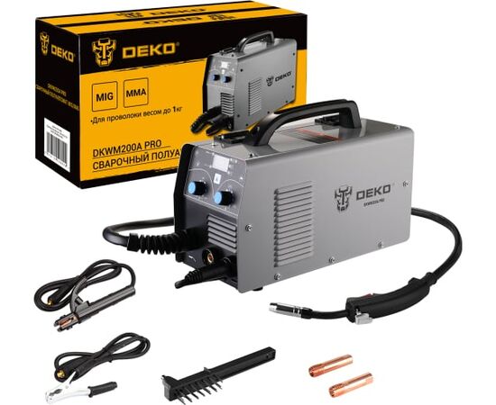  Сварочный полуавтомат DEKO DKWM200A Pro MIG/MAG 200A (051-4686) 