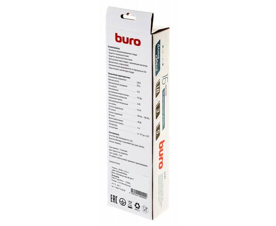  Сетевой фильтр Buro 600SH-16-3-W 3м (6 розеток) белый 