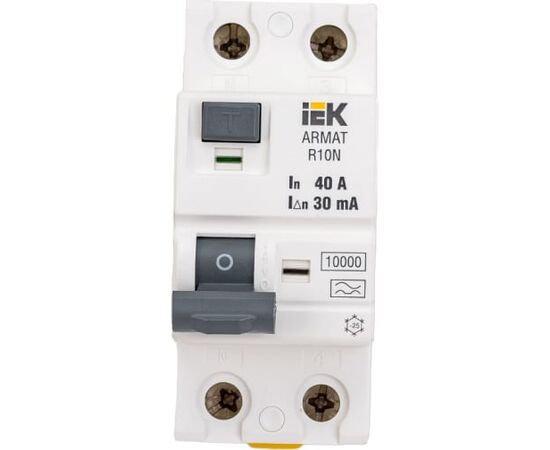  ВДТ IEK Armat R10N AR-R10N-2-040A030 2P 40А 30мА тип A 
