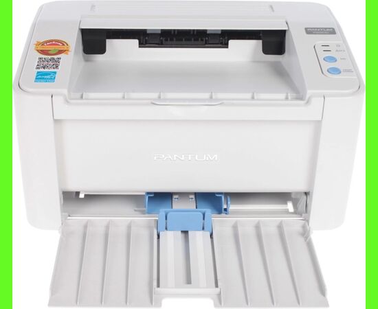  Pantum P2200 Принтер ,черно-белая печать, A4, 1200x1200 dpi, ч/б - 20 стр/мин (A4), USB, серый 