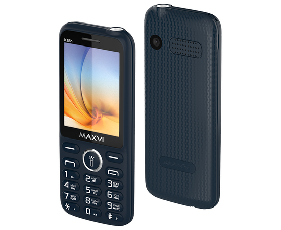  Мобильный телефон Maxvi K15n Blue 