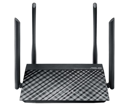  ASUS RT-AC1200, Dual-band Wi-Fi Router, 1167Mbps, 2.4GHz+5.1GHz, 802.11ac+4xLAN RG45 10/100+1xWAN 10/100+1xUSB2.0) 4x 5dBi ext Antenna 