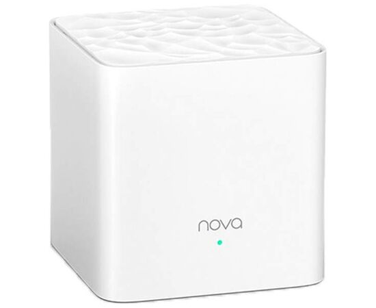  TENDA NOVA MW3-3, Mesh система из трёх Wi-Fi роутеров AC1200 Dual-Band, 867Mbps at 5GHz + 300Mbps at 2.4GHz, 802.11ac/a/b/g/n, 1 10/100 WAN + 4 10/100 LAN, 2 3dBi internal antennas 