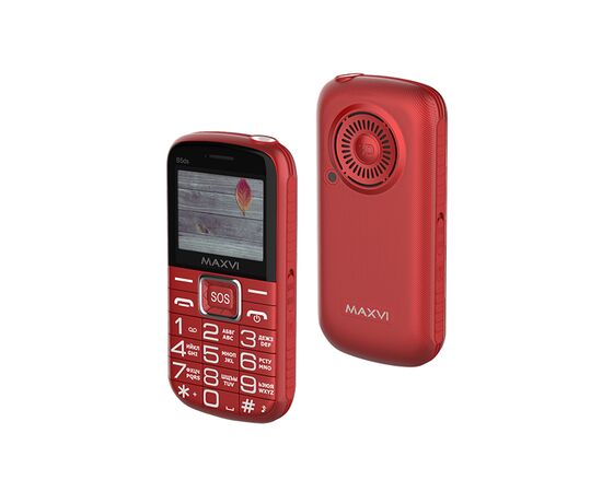  Мобильный телефон MAXVI B5ds red 