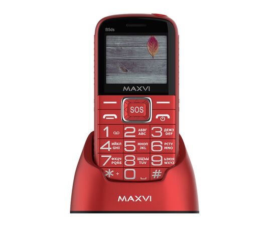  Мобильный телефон MAXVI B5ds red 