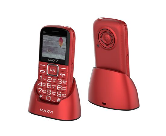  Мобильный телефон MAXVI B5ds red 