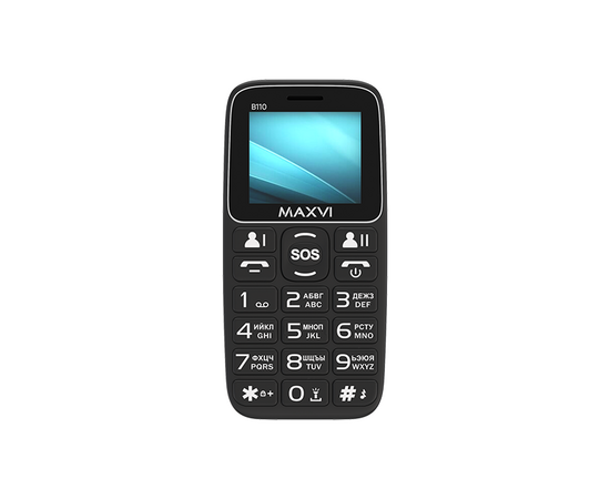  Мобильный телефон MAXVI B110 black 