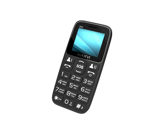  Мобильный телефон MAXVI B110 black 
