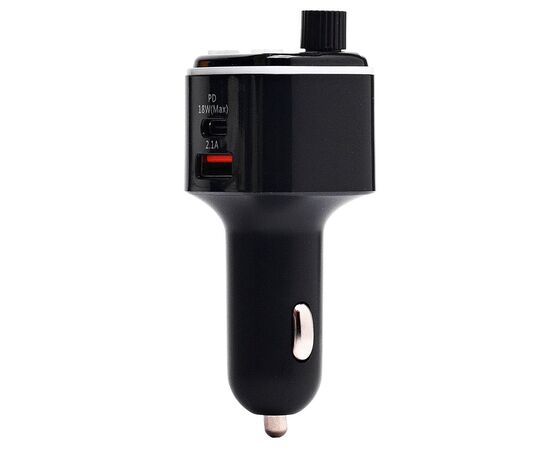 Автомобильный FM-трансмиттер - P1 PD 2USB/PD18W (black) (212251) 