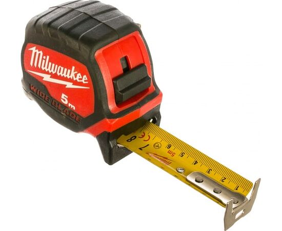  Рулетка Milwaukee 4932471815 Премиум с широким полотном 5м 