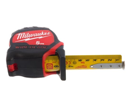  Рулетка Milwaukee 4932471815 Премиум с широким полотном 5м 
