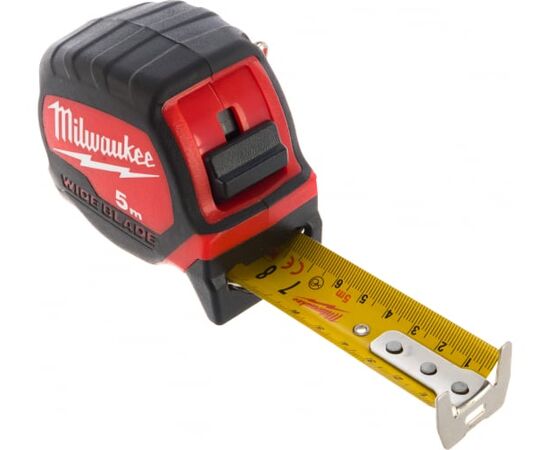  Рулетка Milwaukee 4932471815 Премиум с широким полотном 5м 