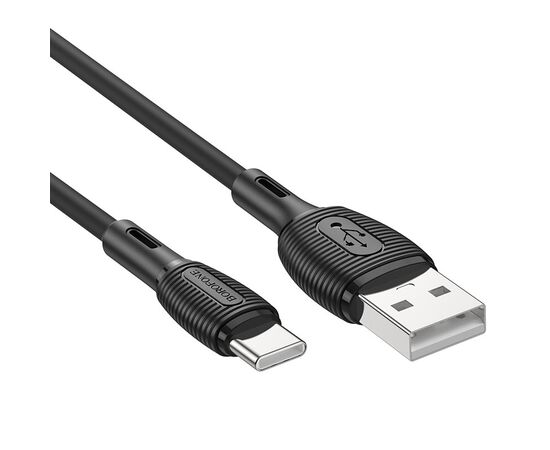  Кабель USB - Type-C Borofone BX86 Advantage, 1.0м, 3.0A, цвет: белый (1/360) 