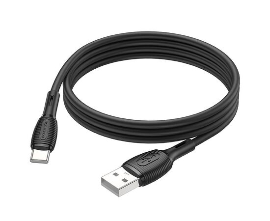  Кабель USB - Type-C Borofone BX86 Advantage, 1.0м, 3.0A, цвет: белый (1/360) 