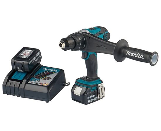  Дрель-шуруповерт Makita DDF458RFE (кейс в комплекте) 