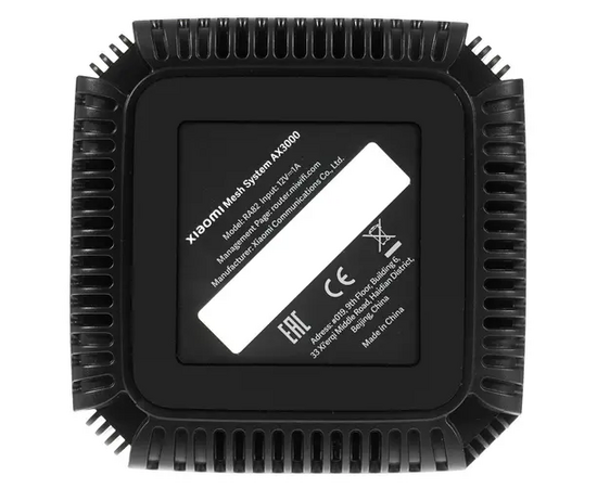  Роутер Xiaomi Mesh System AX3000 RA82 (DVB4315GL) Black 