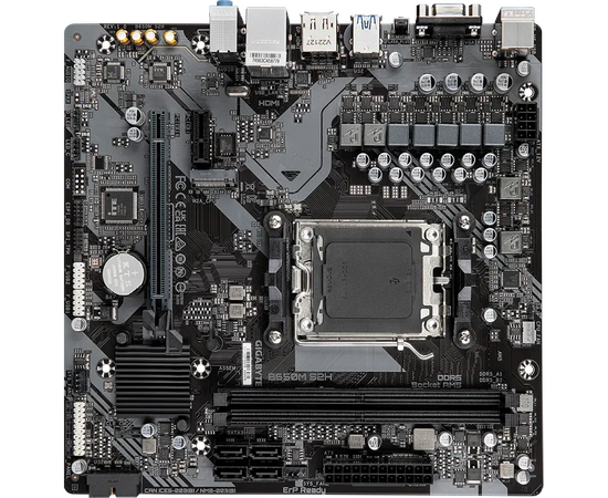  MB sAM5 Gigabyte B650M S2H, AMD B650, 2xDDR5-5200 МГц, 1xPCI-Ex16, 1xM.2, Micro-ATX 
